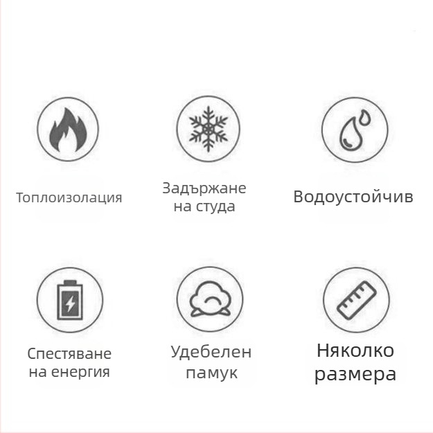 Усилен изолационен калъф за фризер, енергоспестяващ, термоизолационен капак, водоустойчив защитен калъф за ледени десерти