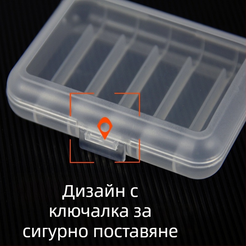 Пластмасова преносима кутия за съхранение на държач за цигари, прахоустойчива и удароустойчива, мултифункционална кутия за пътуване и таблетки