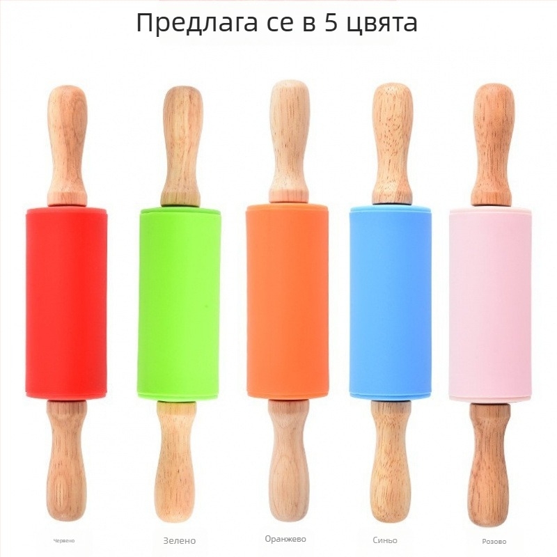 Мини силиконова разточка за тесто, хранителен клас, нелепваща