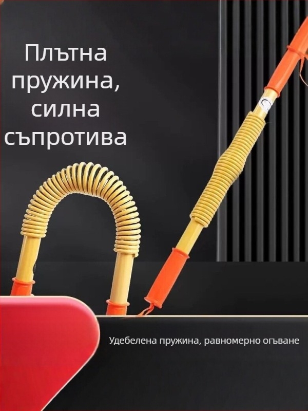 Удебелен пружинен усилвател за ръце за мъже, домашна фитнес тренировка на ръце и гърди, лост за захват, многофункционално спортно изделие
