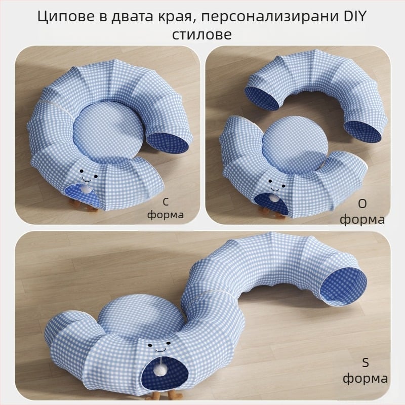 Котешки тунел за всички сезони, дишащ, полузатворено убежище и играчка за котки