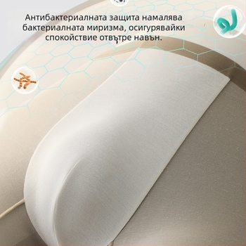 Мъжки боксерки от коноп-модал с антибактериална вложка, едноцветни, дишащи и удобни