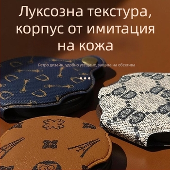 Сгъваема преносима лупа 10x, 70 мм леща, за четене от възрастни, с ключодържател и шнур (1072)