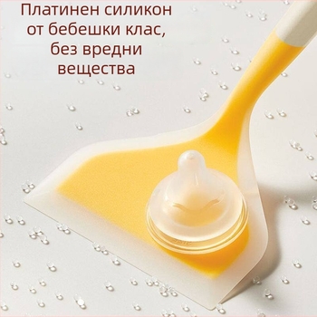 Силиконова шпатула за готвене, устойчива на високи температури, шпатула за палачинки и тамагояки, незалепваща, хранителен клас