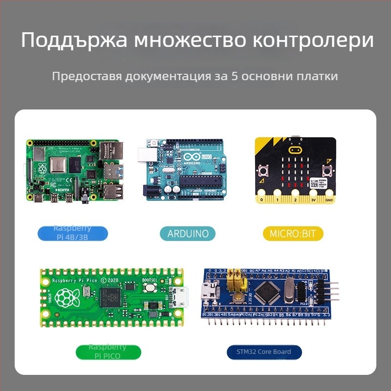 Програмирана пълноцветна RGB LED лента с модулна каскада, трицветна гъвкава FPC платка за Raspberry Pi и STM32