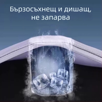 Мъжки летен спортен комплект за бягане и тренировки – бързосъхнещ къс ръкав топ и къси панталони за бадминтон
