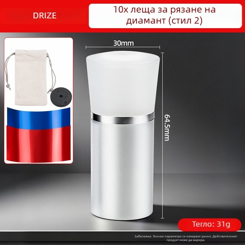 Лупа за диаманти с 10x увеличение и високодетайлен микроскоп за идентифициране на диаманти, осем сърца осем стрелки