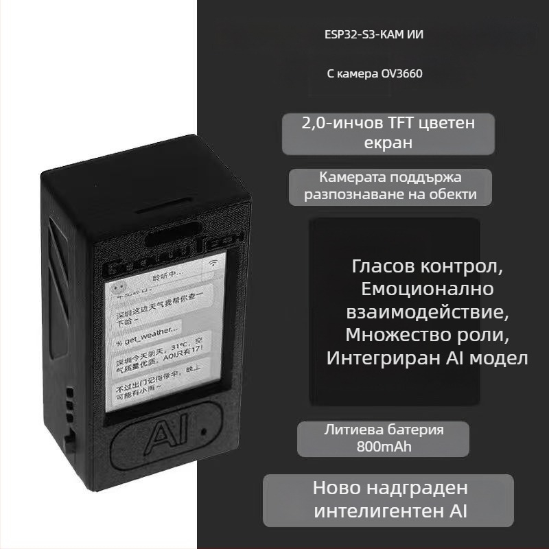 AI диалогов робот комплект със развивателна платка ESP32-S3-CAM N16R8 и камера