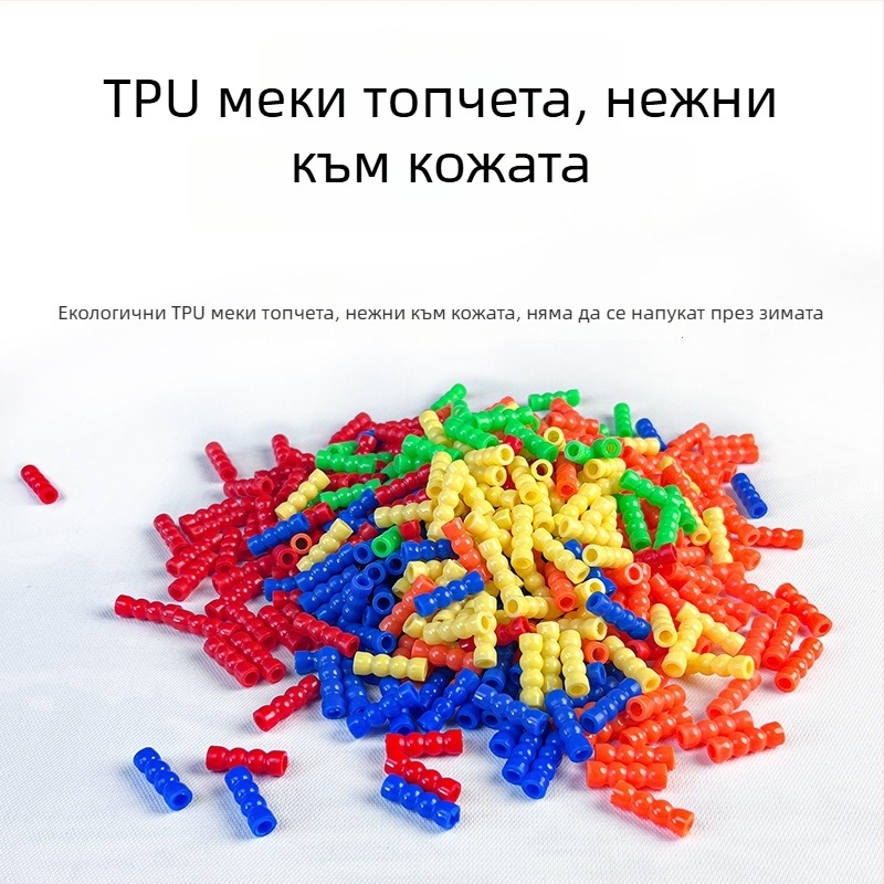 Бамбуково въже за скачане с мъниста за възрастни и деца, за начинаещи