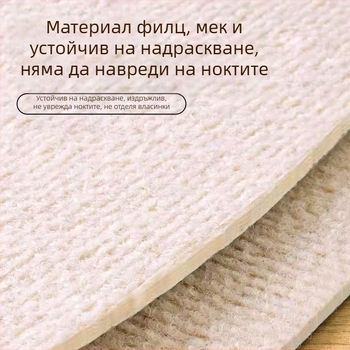 Стенно монтиран котешки драскач за входна зала — голям размер, защита за мебели
