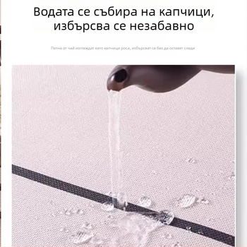 Нов китайски дзен стил бамбукова покривка за чайна маса – ленено-памучна дълга подложка за чайна маса, декорация за ТВ шкаф и холна маса