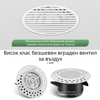 Ofenqi Регулируема безрамкова вградена решетка за вентилация ABS