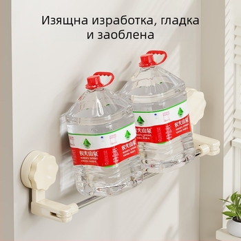 Вакуумна въртяща се държачка за кърпи и парцали, кухненски монтаж без пробиване, органайзер за мивката