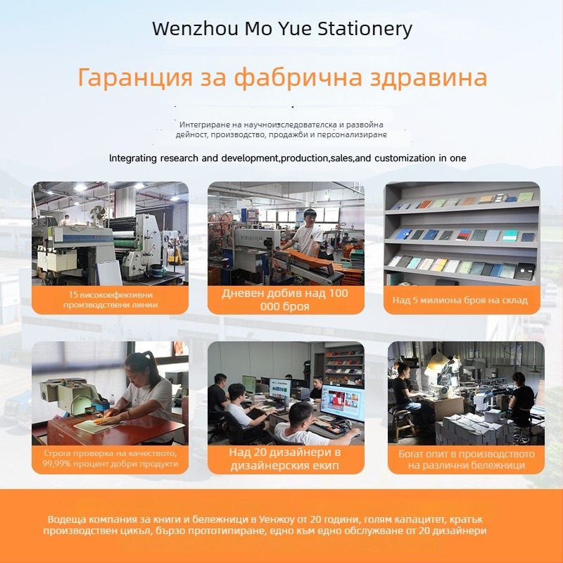 A5 комплект бележник в подаръчна кутия, персонализиран с фирмен лого, луксозен бизнес дневник за срещи