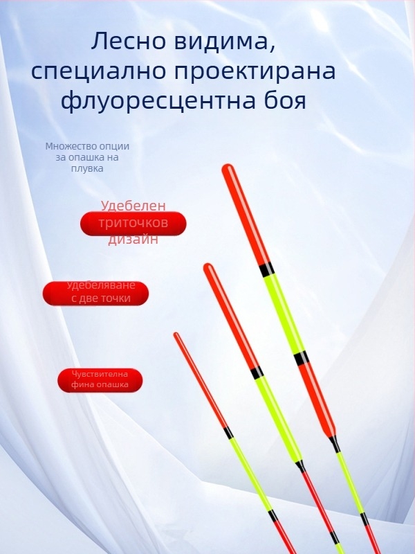 Риболовна плувка Nano – висока чувствителност, ясна видимост, устойчивост на вятър и вода