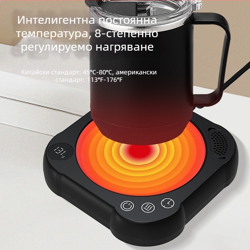 25 нови модела: офисни подложки за нагряване с 8 нива температура, регулируем таймер и интелигентна изолация за чаши за кафе и топло мляко