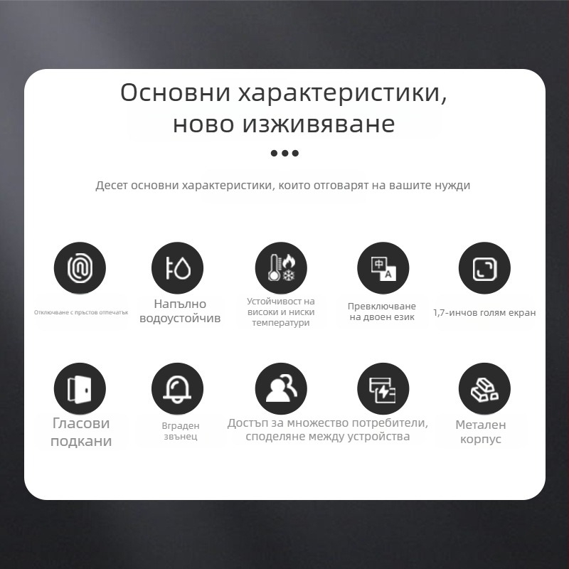 TF3ID система за контрол на достъпа с отпечатък, всичко-в-едно, водоустойчива, стъклена врата с дисплей