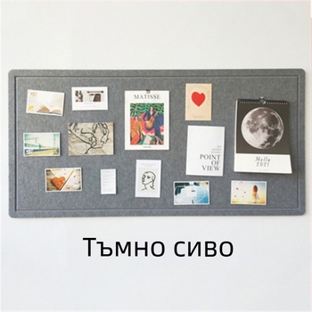 Декоративна дъска от филц за стена със самозалепване, стил Инста, за детска градина; филц дъска за стена и коркова дъска за снимки, персонализирана