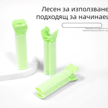 Guofeng серия пухкав клип за къдрене на коса за естествено, дълготрайно оформяне