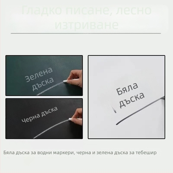 Стенно фолио с дъска за писане, самозалепващо, изтриваемо, за дома и офиса