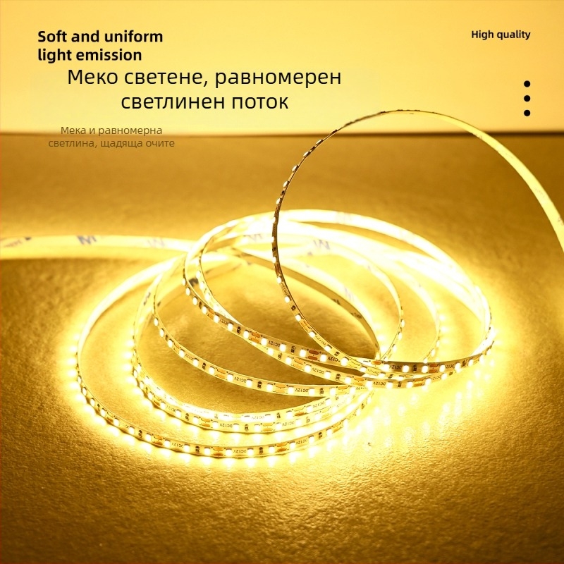 2835 LED лента за ниско напрежение, самозалепваща се, 12 V, линейно осветление, 120 светодиода