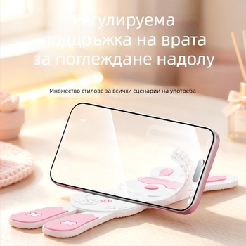 Магнитна автомобилна стойка за телефон, въртене на 360°, антихлъзгаща, самозалепваща, креативна стойка за навигация