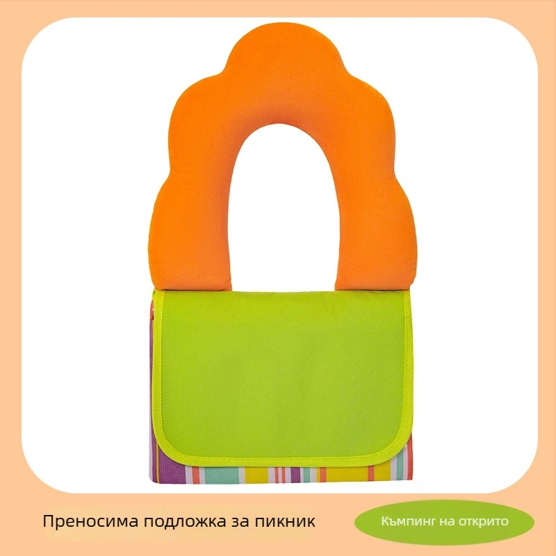 Преносима пикникова подложка, разширена и удебелена, всичко-в-едно дизайн, водоустойчива, за къмпинг и палатка