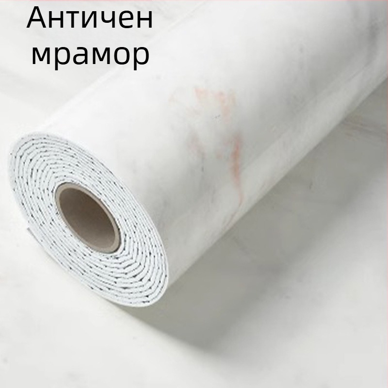 Влагозащитни самозалепващи стенни стикери с имитация на мрамор и плочки, панели за стена за хол и декорация
