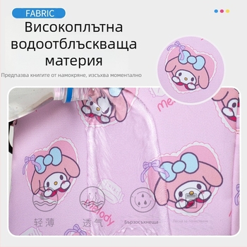 Детска нова чанта през рамо с светещо лого, сладък карикатурен дизайн, лека