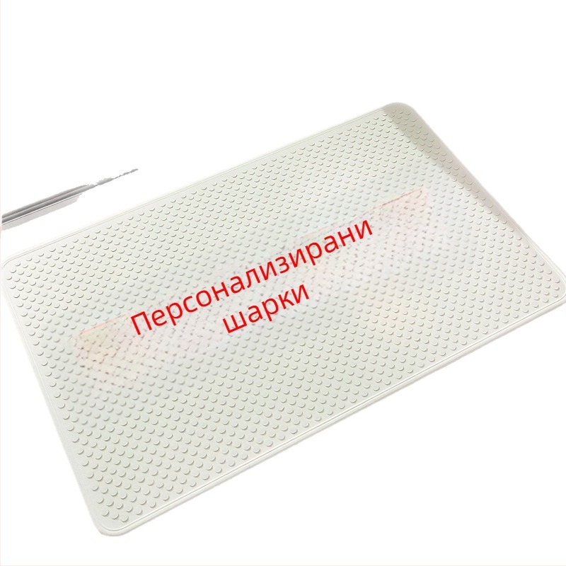 PVC подложка за баня против подхлъзване, водоустойчива, карикатурен принт, UV печат