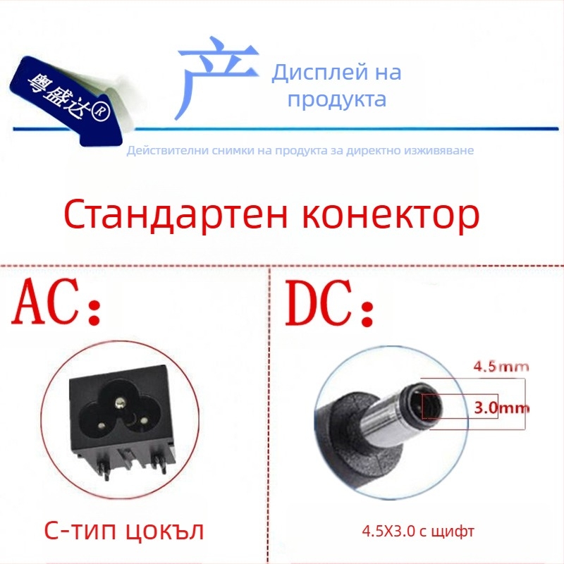 DELL 19.5V 4.62A 90W захранващ адаптер FA90PM11 с малък конектор