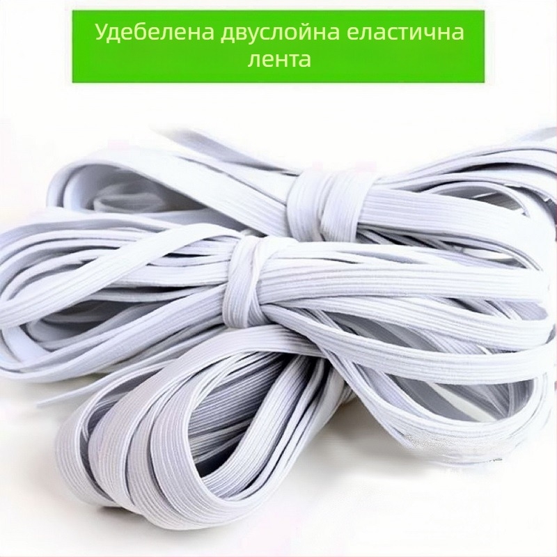 Високоеластична лента за коса – широка, мека еластична връзка
