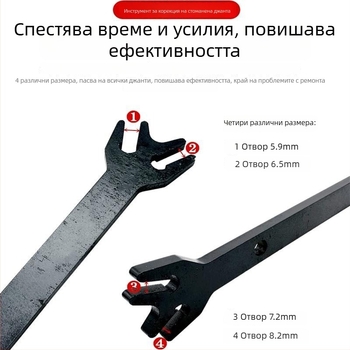 Инструмент за корекция на деформация на джантата на електрическо превозно средство