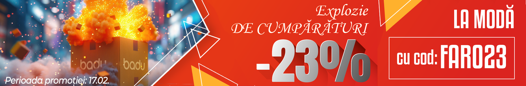 -23% la produse selectate