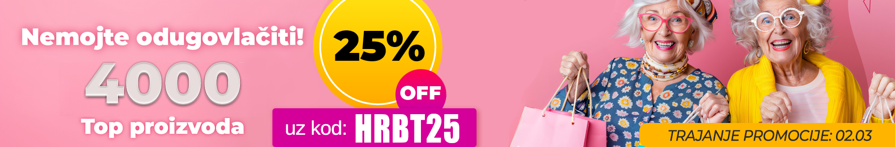 -25% na najprodavanije proizvode