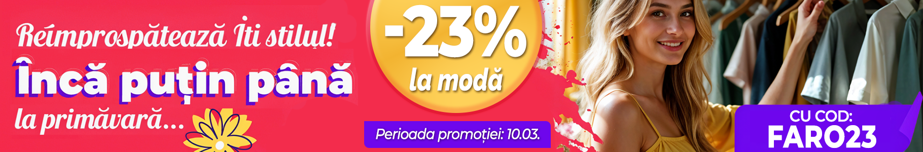 -23% la produse selectate