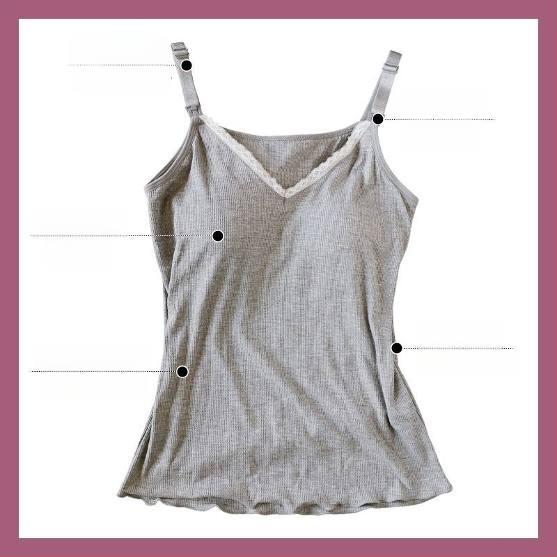 Žindymo topas motinystei ir po gimdymo, vasari, su petnešomis, 3/4 rankovėmis