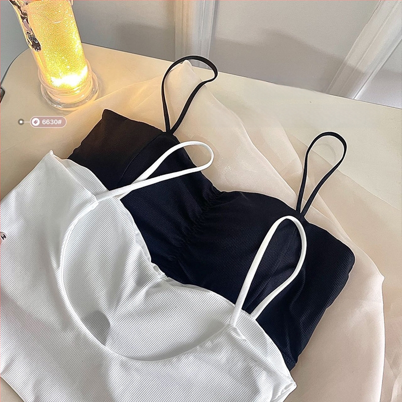 Naiste strapless top rinnaku padja, hingav, higijiline, mugav – Ice Silk nailon, täis tass, õhuke kujundusega kauss