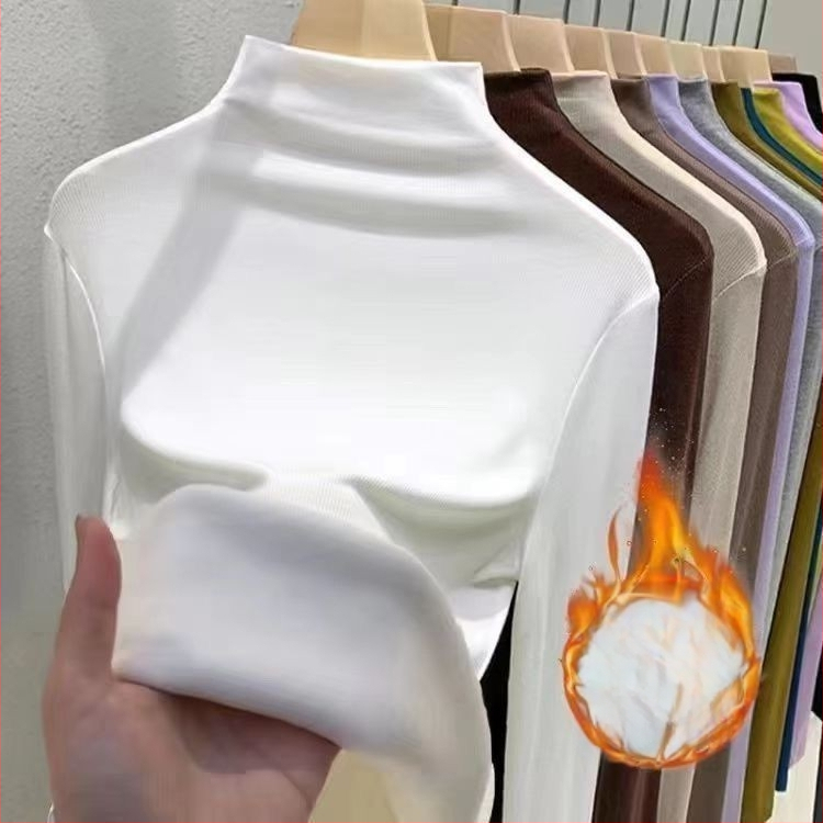 Naiste Oversize-top pool-kaelusega, pikkade varrukatega, Derong-kangas 90–95%