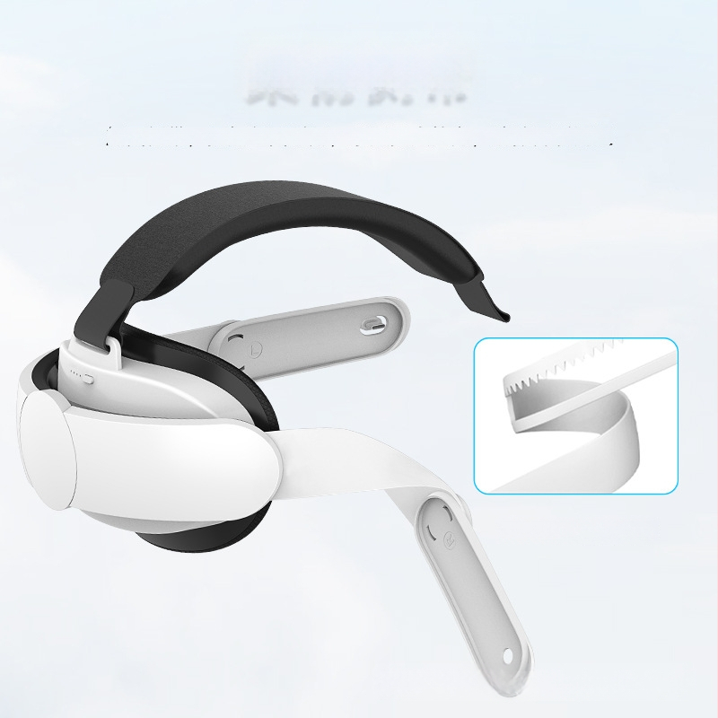 Meta Quest 3S ühilduv VR tarvik: reguleeritav peapael ja 6000mAh kaasaskantav aku, ABS+TPU, kaal 220 g