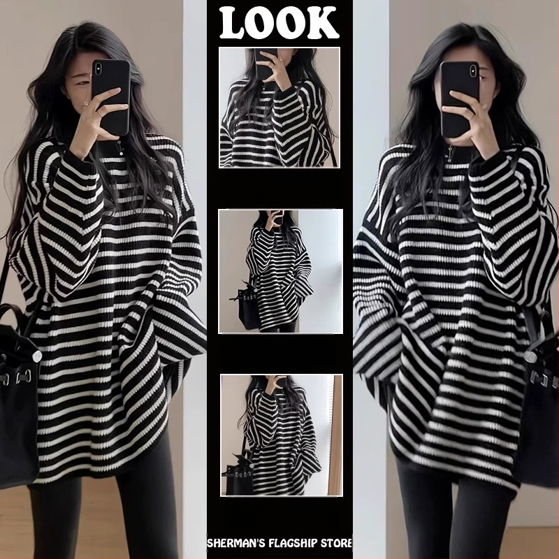 Rasedate triibuline kleit, ümmargune kaelus, 3/4 käed, vahvlikangas, 95% puuvill + 5% elastaan, midi pikkus