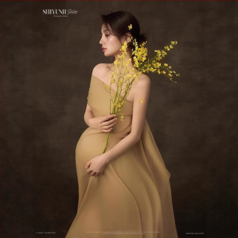 Rasedatele fotosessiooni komplekt: varrukateta, polüester 70–80%, suvi 2025, seelik-kostüüm, värske ja sõbralik stiil, keskmise pikkusega seelik.