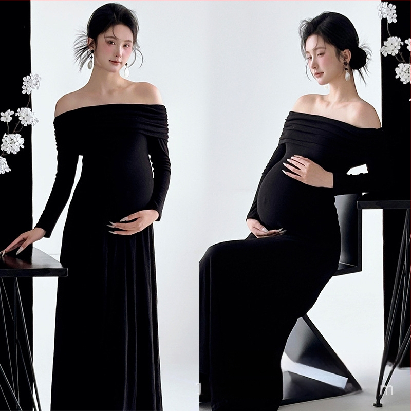 Raseda fotosessiooni riietuste komplekt, pikkade varrukatega, polüester, seelikukostüüm koos pikk seelikuga, suvi 2025