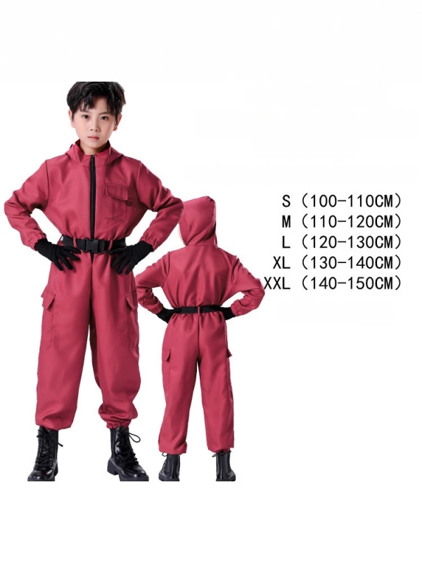 Rollimängude kostüümi komplekt: klouni mask ja täisülikond, polüester, 80–90% kangas sisaldus, Wu yimei, kevad 2025