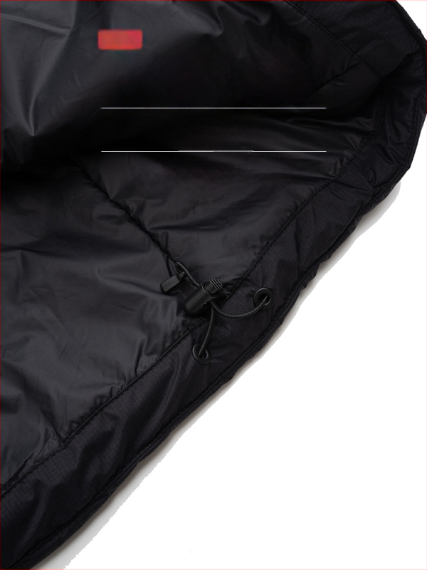 Nailonist vest polüestertäidisega, vaba lõige, lukuga taskud, talvise mudel 2025