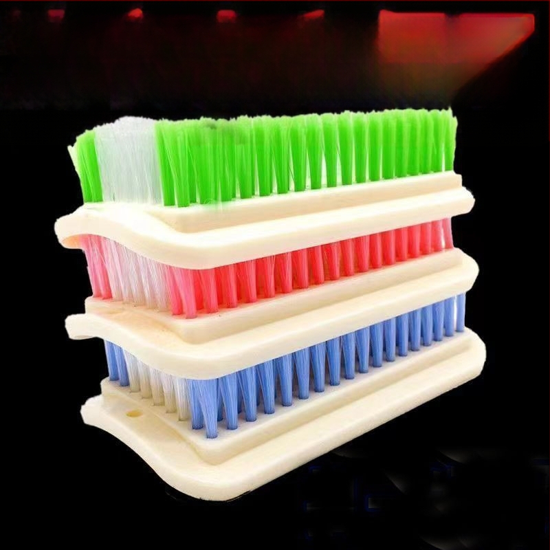 Brush Beauty Kvadratinė PP valymo šepetėlis skalbiniams — švelnus audiniams, kvadratinis dizainas; universalus skalbti drabužius, batus, pūkuotas striukes ir kelnes