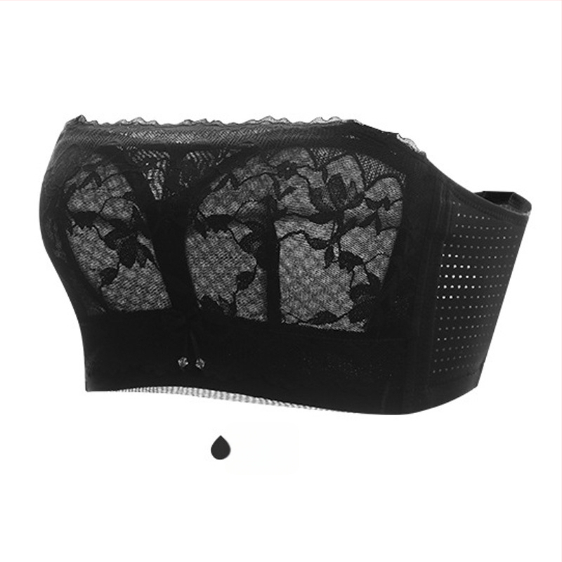 Strapless bandeau rinnahoidja padjadega, täis kauss, nylon, ultra‑peen mold kauss, hingav, mitte libisev