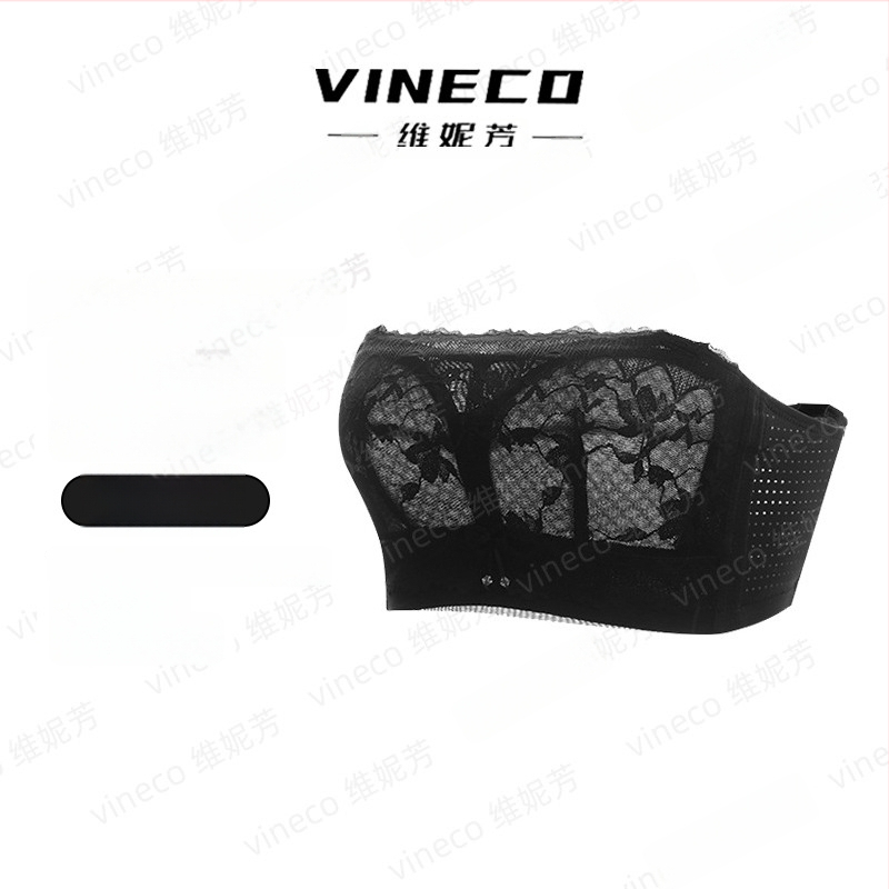 Strapless bandeau rinnahoidja padjadega, täis kauss, nylon, ultra‑peen mold kauss, hingav, mitte libisev