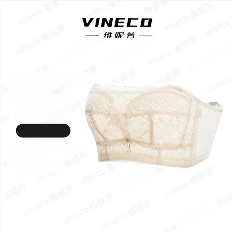 Strapless bandeau rinnahoidja padjadega, täis kauss, nylon, ultra‑peen mold kauss, hingav, mitte libisev