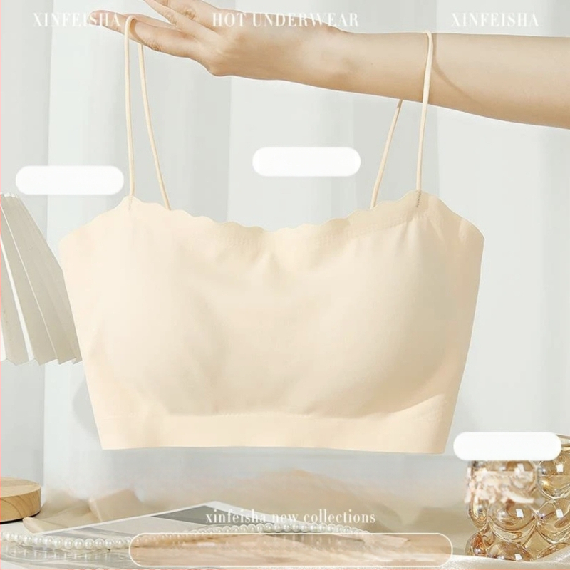 Strapless bežični grudnjak za mali bust, fiksne košarice, bez šavova, tanke naramenice, udoban tanak dizajn